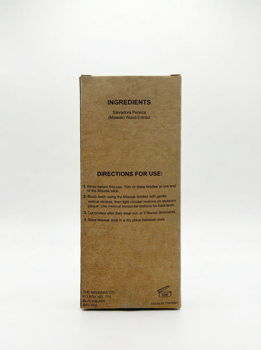 Natural Miswak Stick (5 Pack) - Traditional Teeth Cleaning Twig